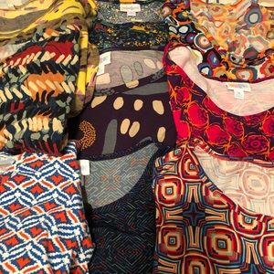 Lot of 9 LuLaRoe size XL Irma’s in good condition